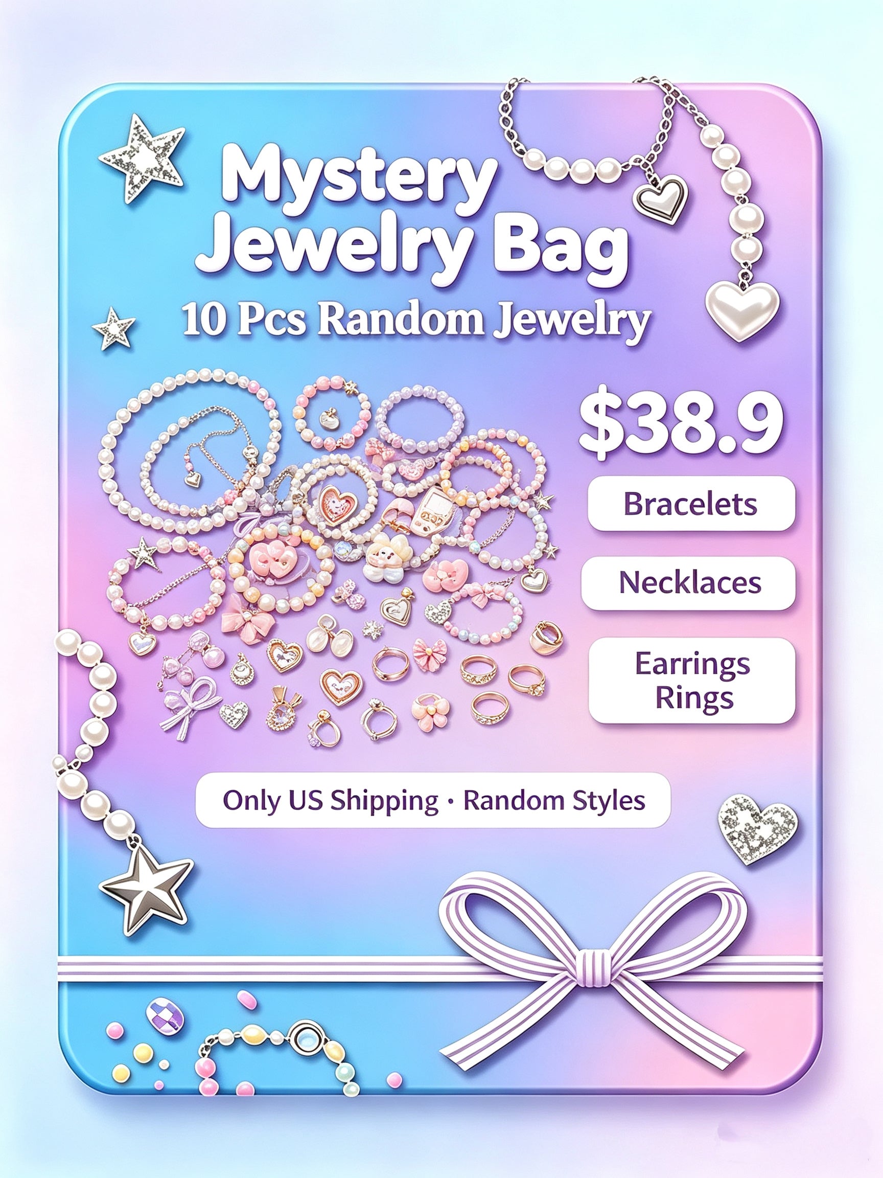 Random mystery packs 10 pcs mixed bags